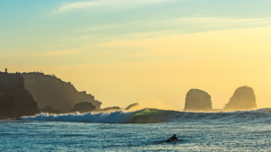 Une combinaison qui protège les spots et les surfeurs