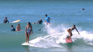 Deux championnes à Byron Bay