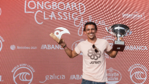 Justine Dupont et Edouard Delpero sur le podium à Pantin