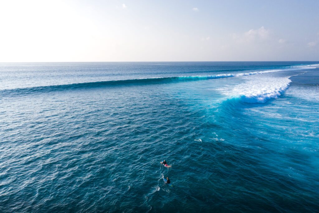 Blue bowls Maldives