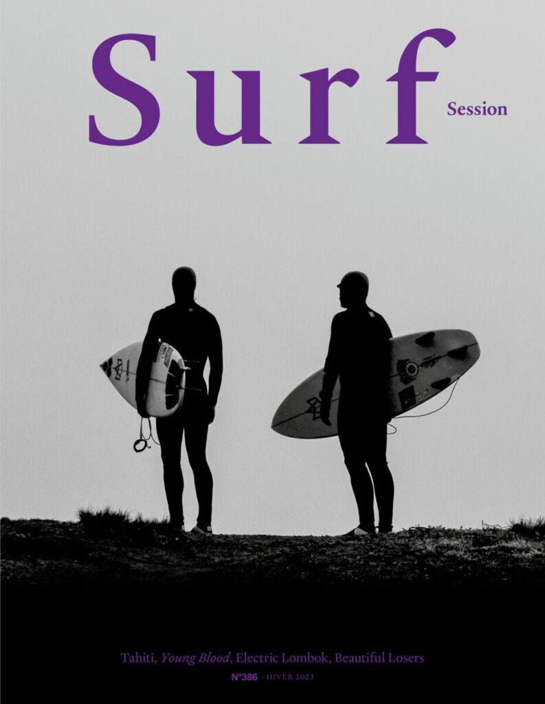 Surf Session n°386 - Couverture avec Pete Devries et Ian Fontaine © Marcus Paladino pour Manera