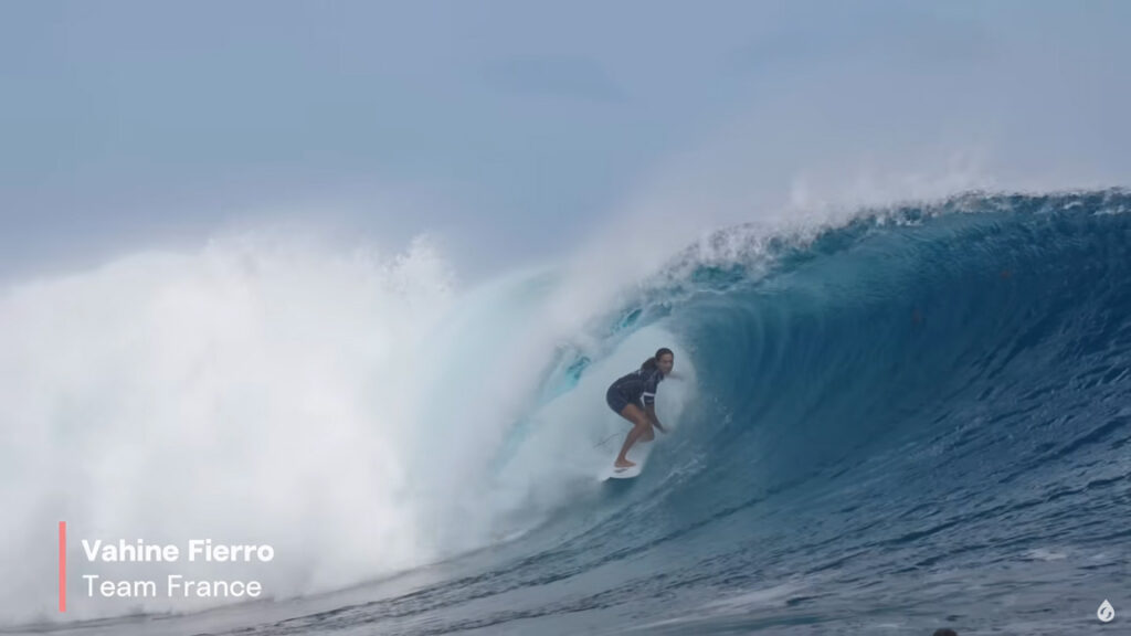 Vahine Fierro, Teahupo'o