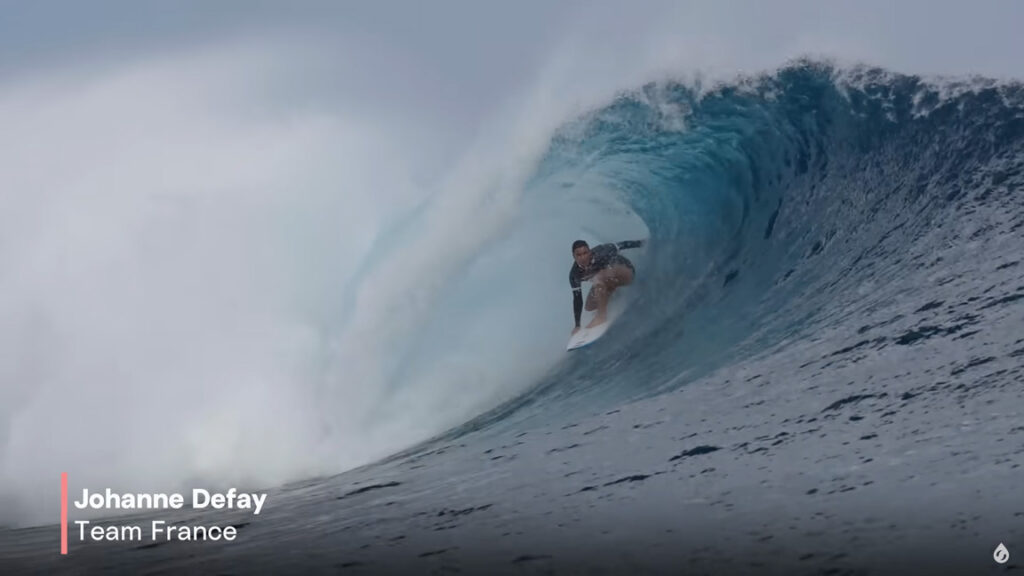 Johanne Defay, Teahupo'o