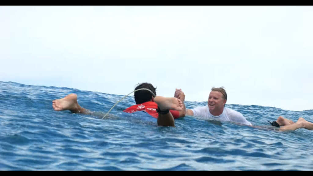 Jérémy Florès et Taj Burrow, Maldives Four Seasons Champions Trophy