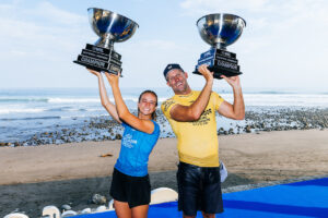 Les champions du monde de longboard 2024 sont Rachael Tilly et Taylor Jensen