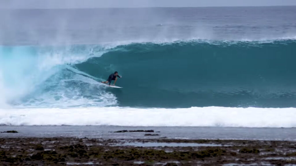 Desert Point, Indonésie, Pierre Rollet et François Liets